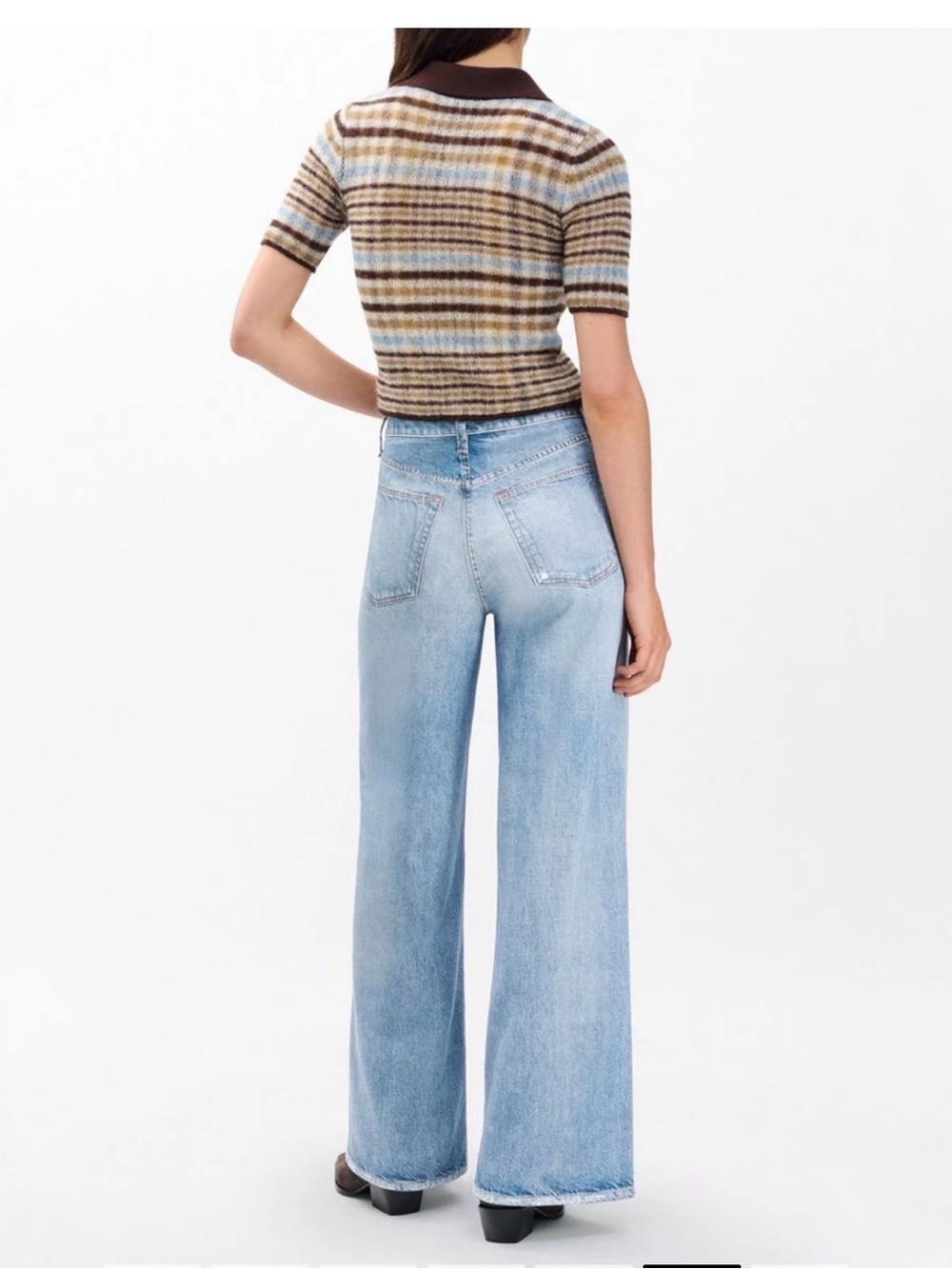 rag & bone RB Miramar Sofie Wide Pant in Rally - Picture 5 of 14